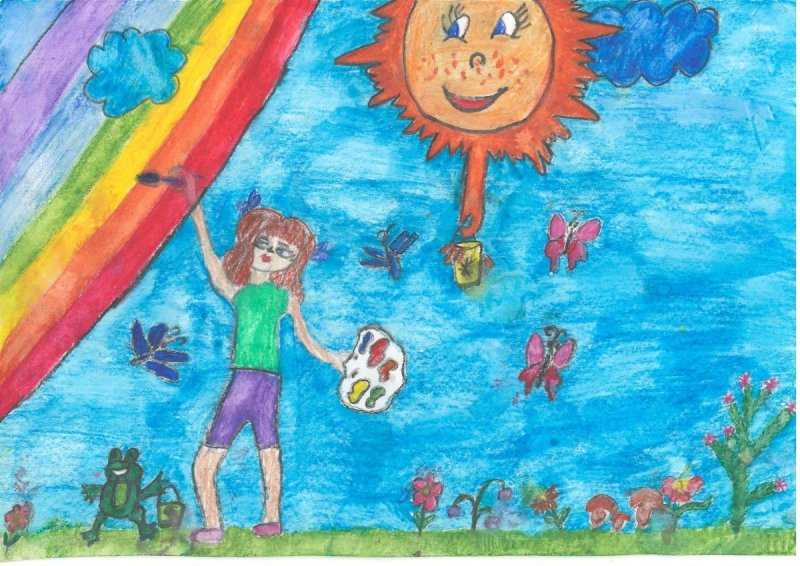 Мир детства рисунок