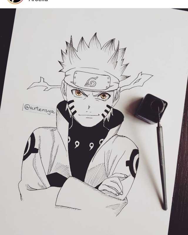 Дейдара для срисовки