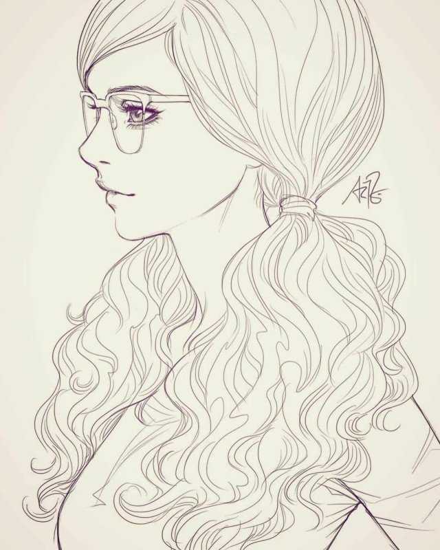 Красивые срисовки для девочек легкие