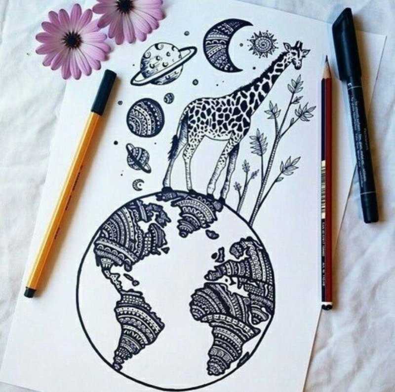 Рисунки для скетчбука