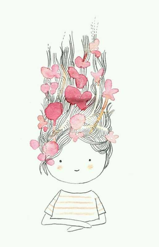 Нежные рисунки для срисовки