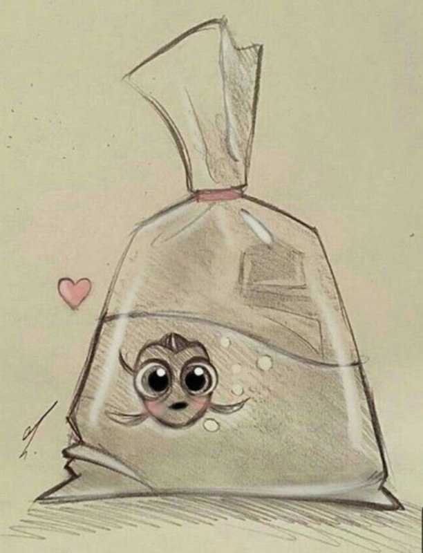 Прикольные несложные рисунки