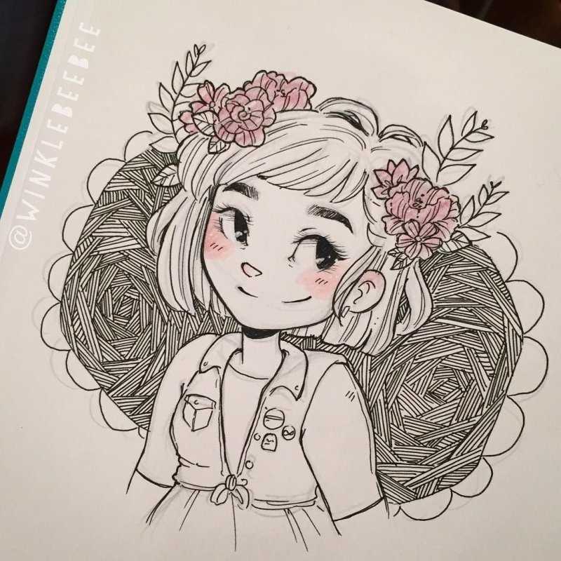 Рисунки для скетчбука для начинающих