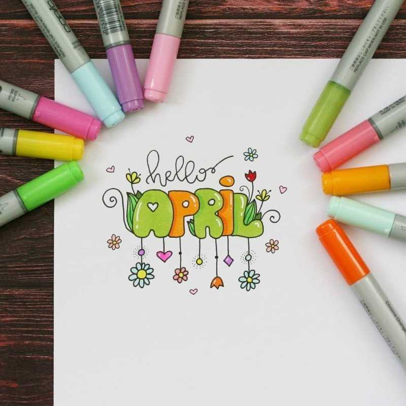 Скетчи маркерами