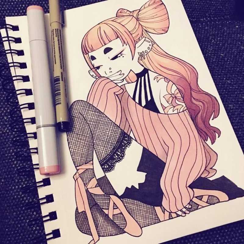 Мелани Мартинез арты скетчбуке