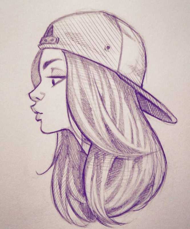 Рисунки для срисовки для девочек 10 лет