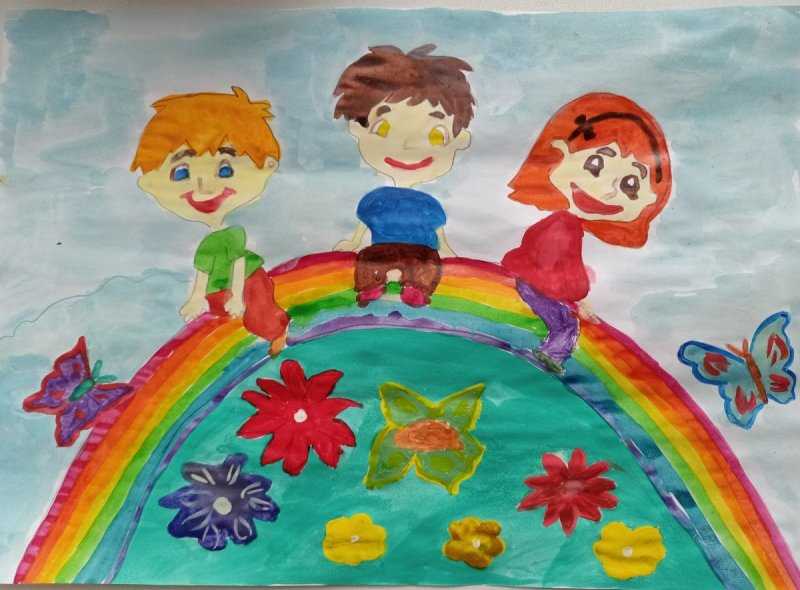 Рисунок на день детства