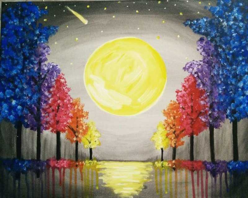 Красивые рисунки красками