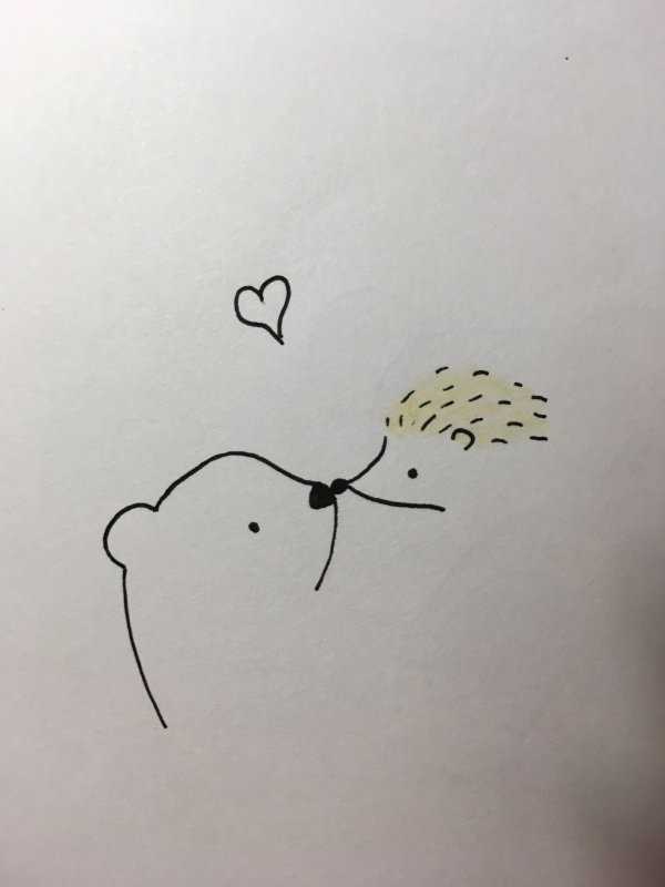 Рисунки для скетчбука лёгкие милые