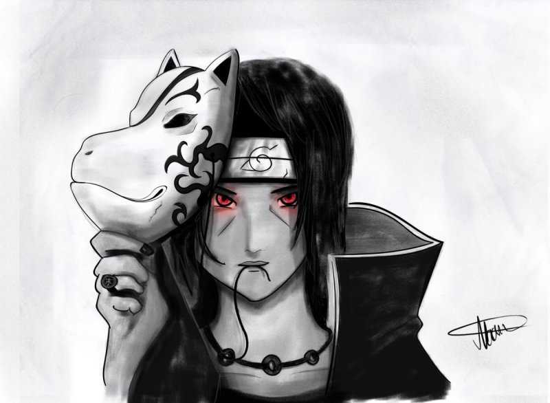 Аниме Наруто Итачи Учиха