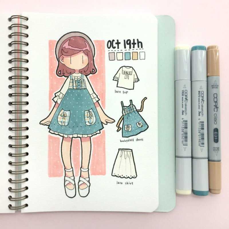 Рисунки для скетчбука лёгкие