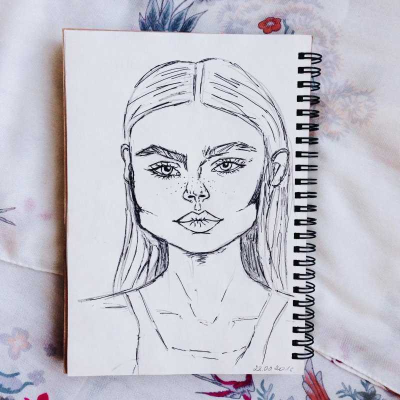 Рисунки для скетчбука для начинающих