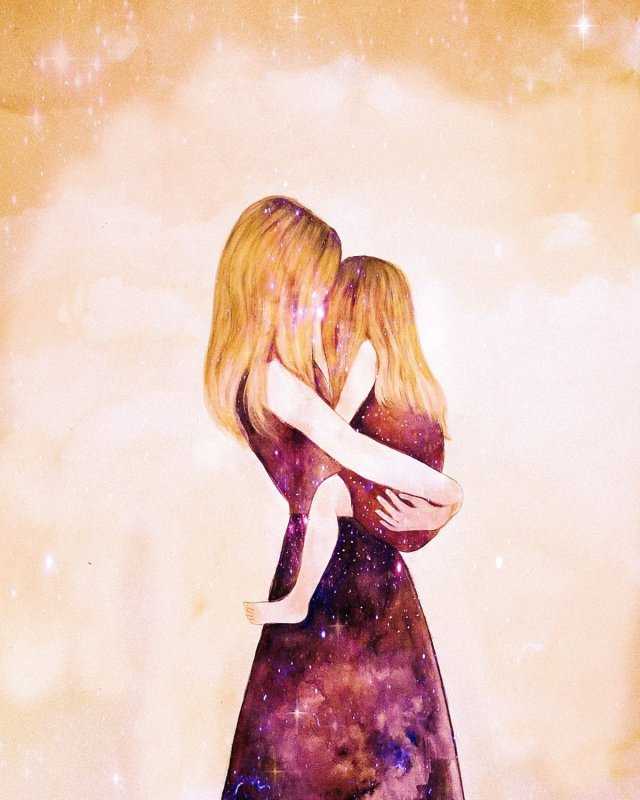 Портрет мамы и Дочки