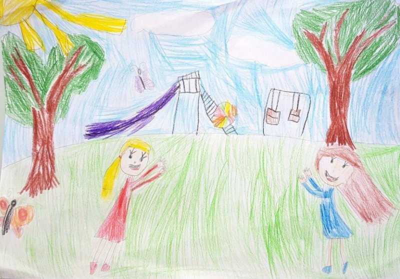 Рисунок на тему детство без границ