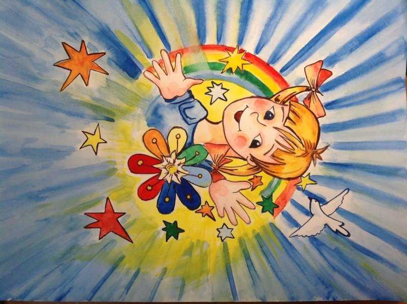 Конкурс рисунков на тему детство