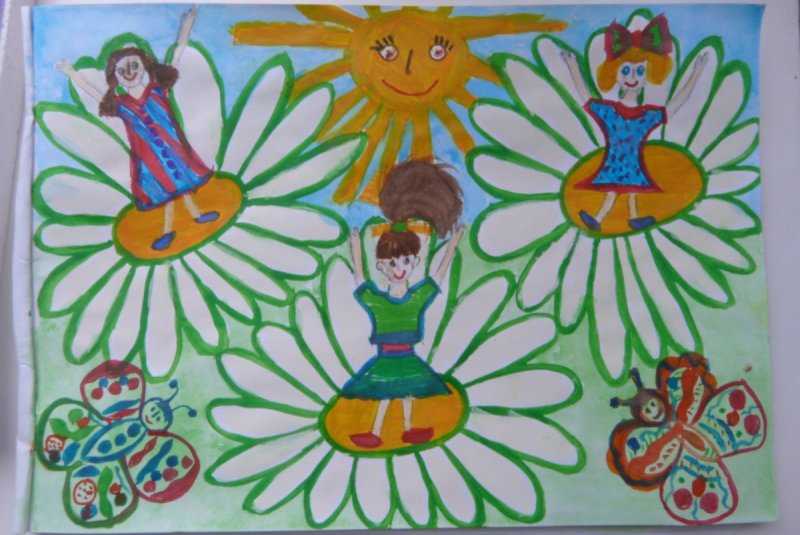 Рисунок на тему мир глазами детей
