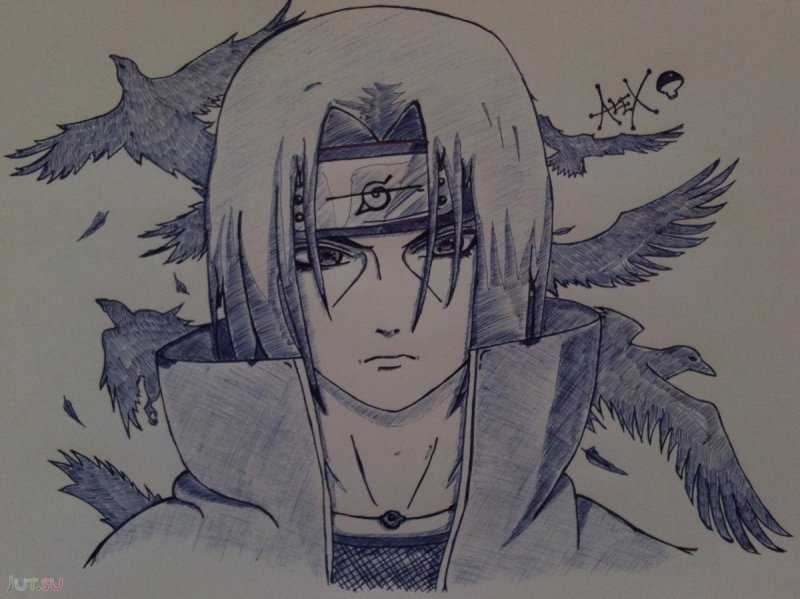 Наруто Какаси Хатакэ портрет