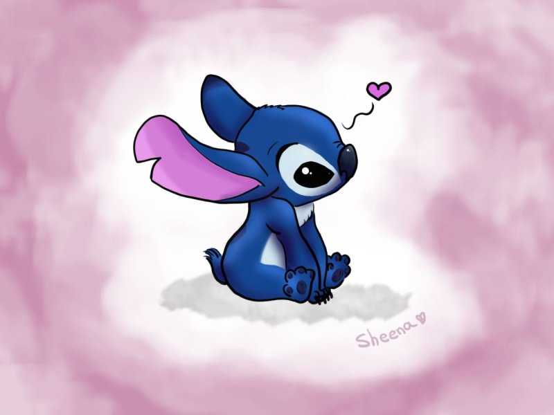 Рисунки на свободную тему Стич