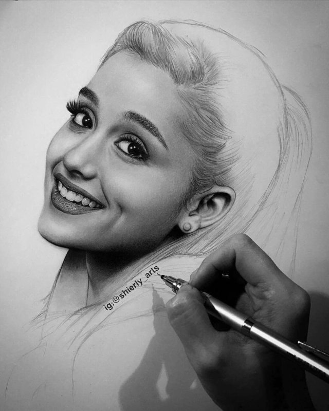 Портрет простым карандашом