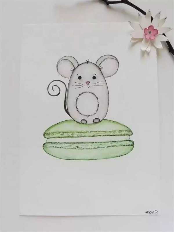 Милые рисунки для срисовки в скетчбук