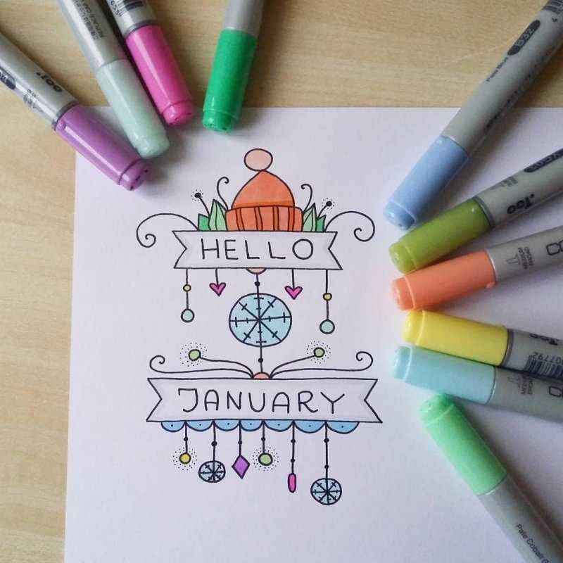 Прикольные рисунки фломастерами