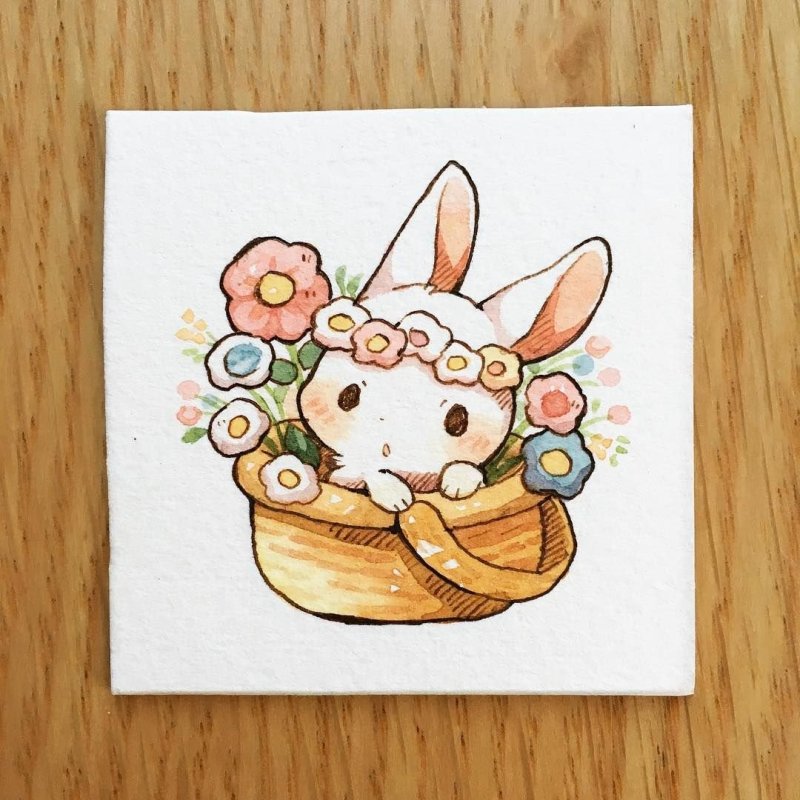 Акварельные зверята Евгении соловьёвой