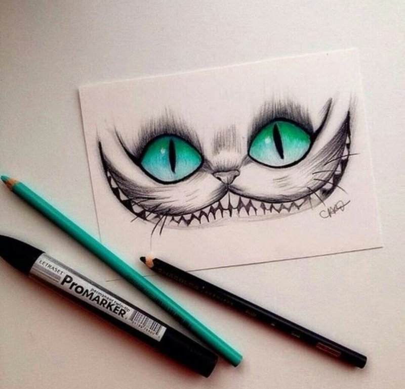 Лёгкие рисунки для скретчбука