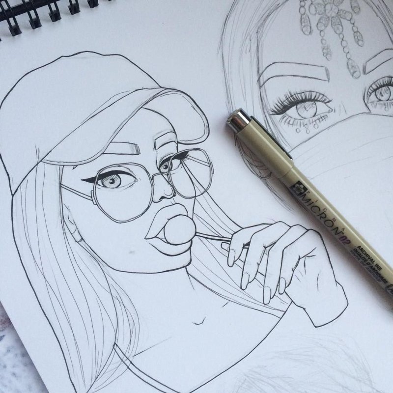 Тату для срисовки сложные