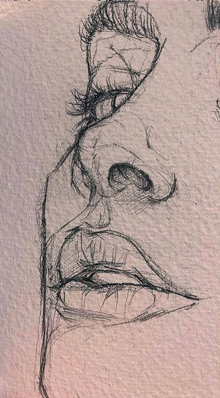 Русалка рисунок карандашом