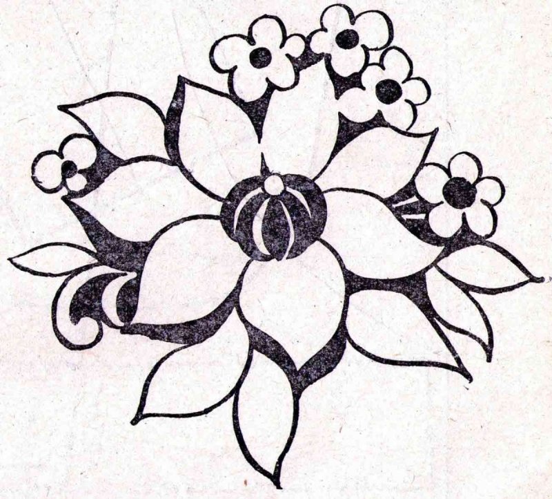 Узоры для рисования цветы