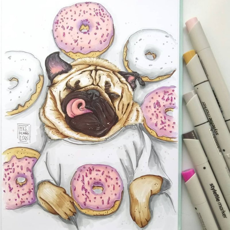 Акварельные картины Tilen ti