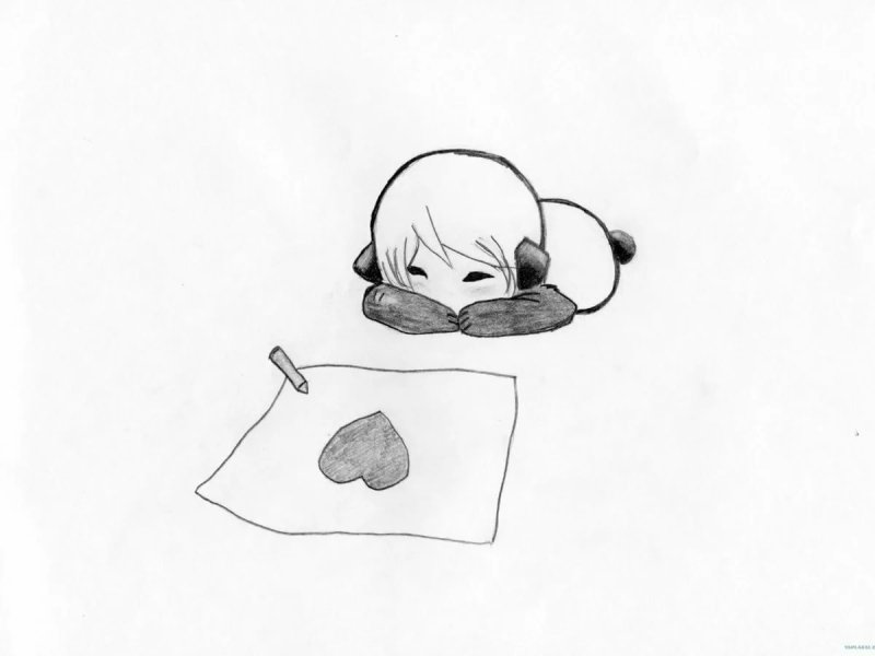 Тоторо рисунок карандашом для срисовки