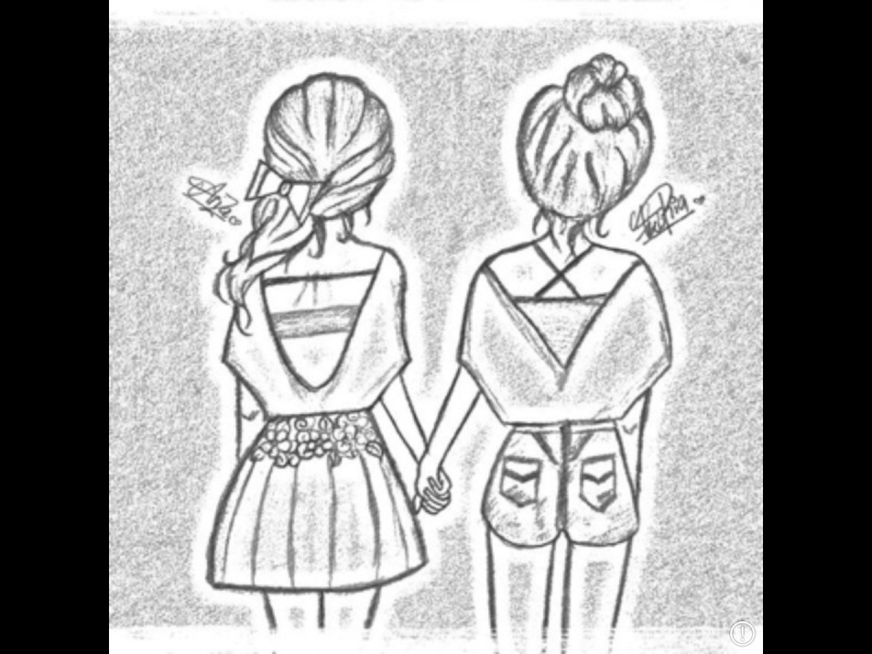 Рисуночки для лучшей подруги