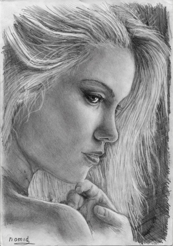 Картинки девушек рисунки
