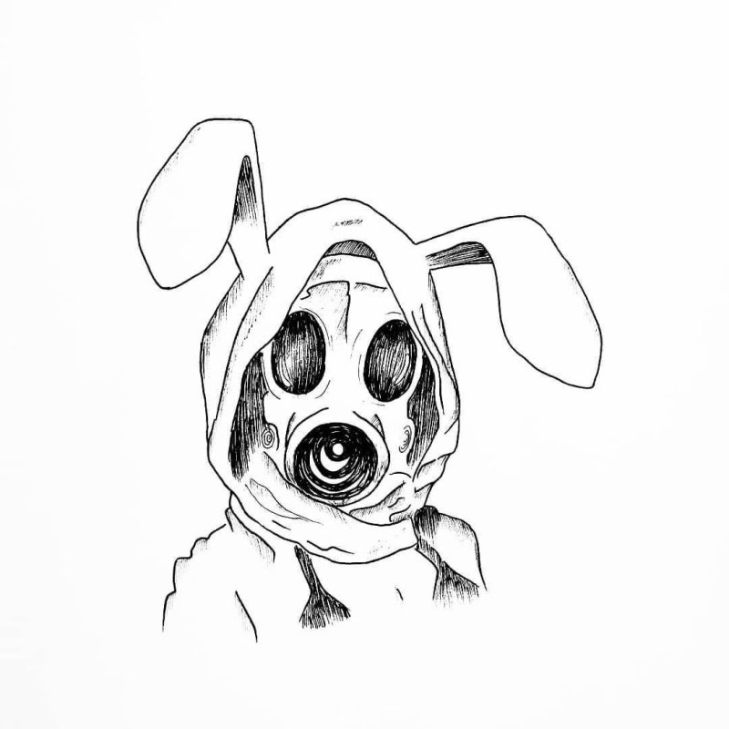 Срисовки карандашом страшные