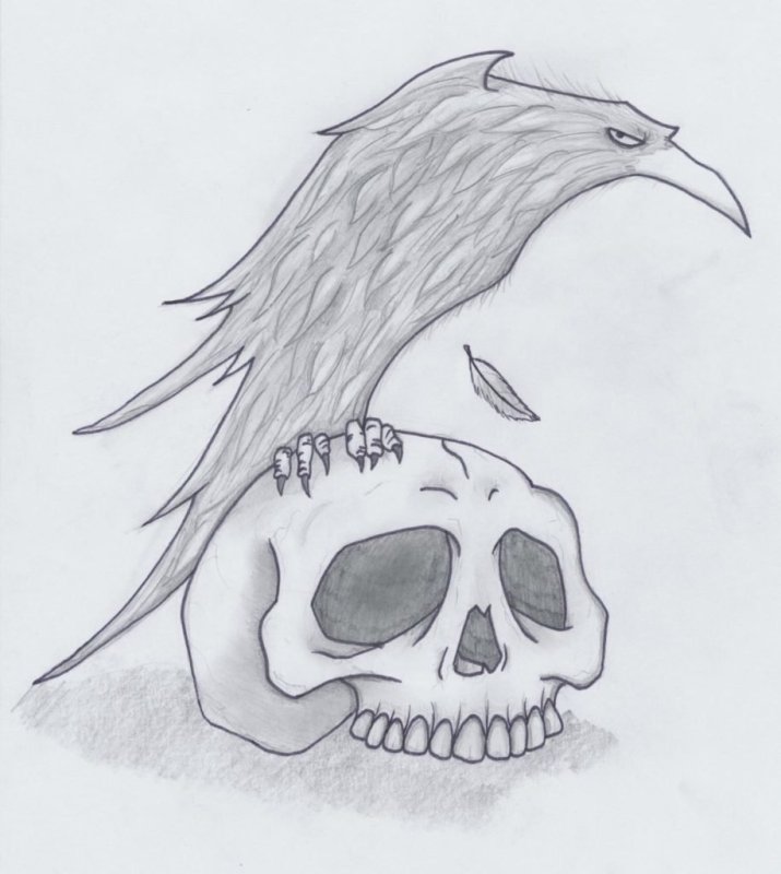 Страшные картинки для срисовки