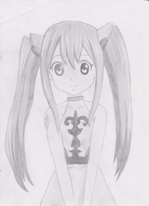 Красивое аниме для раскрашивания