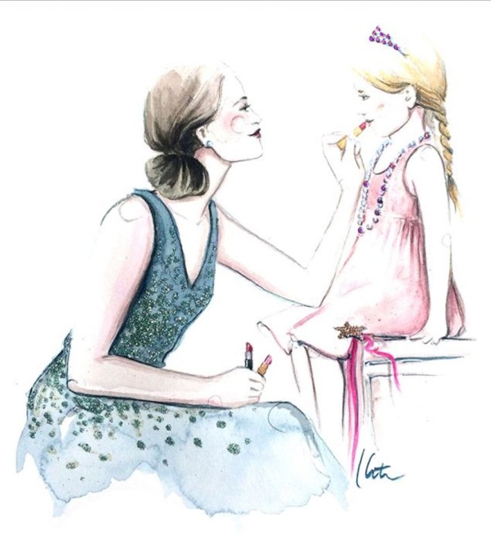 Рисовать девушку для детей