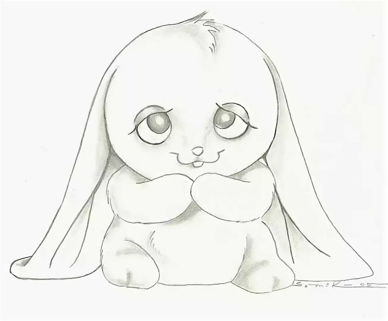 Рисунки для срисовки легкие для девочек