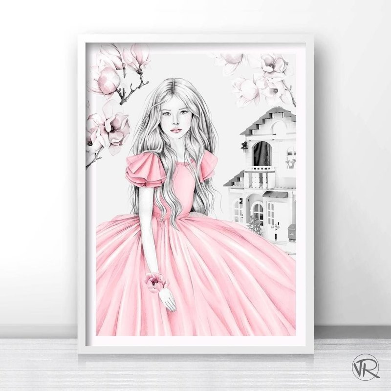 Нарисованное Кривое платье