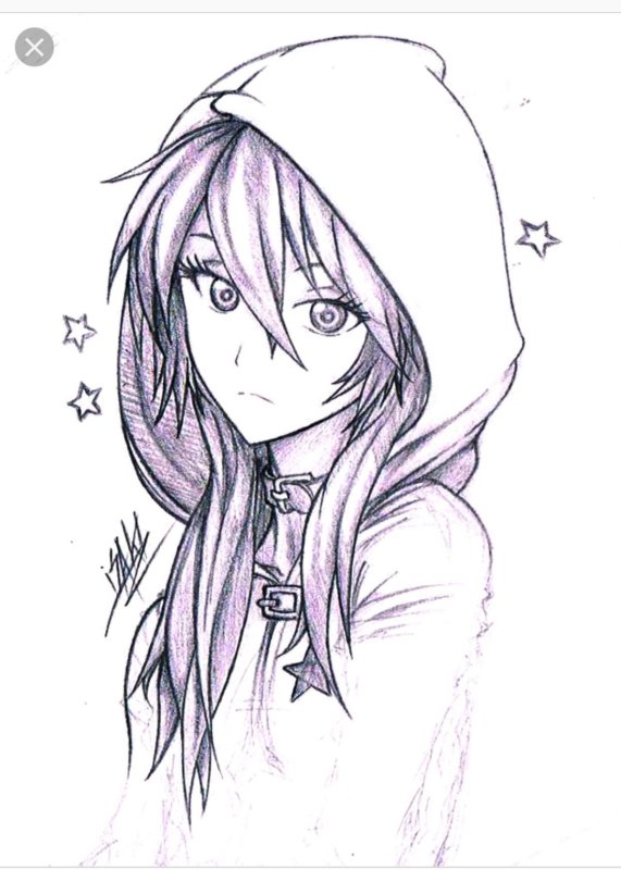 Раскраски аниме девушек