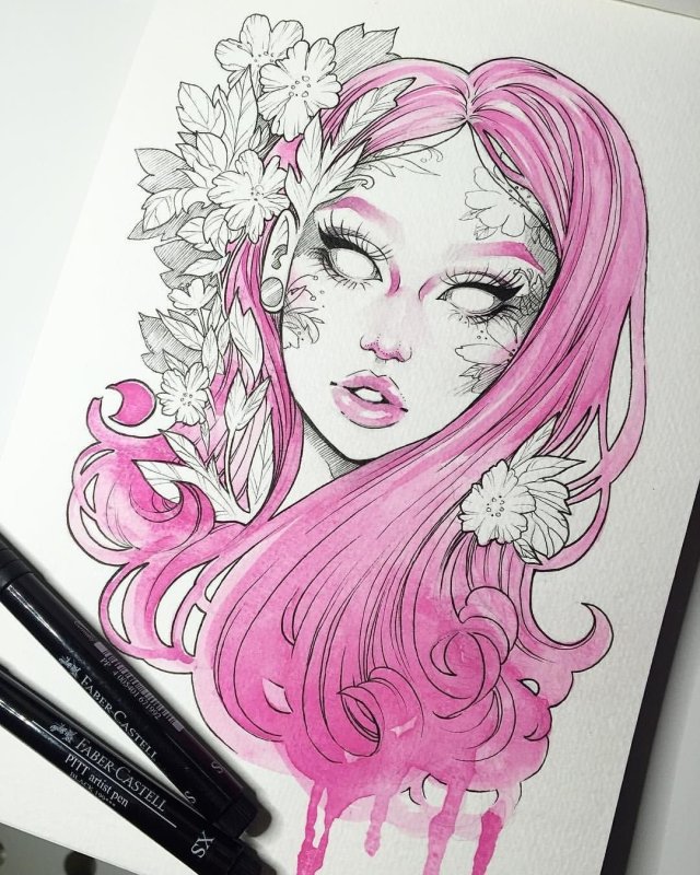 Рисовать красной ручкой