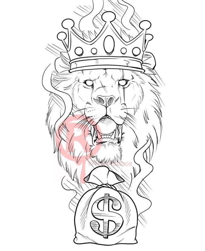 Лев с короной