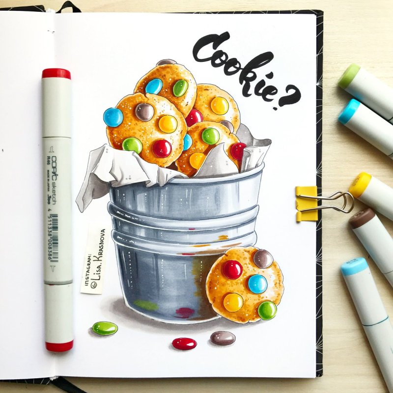 Рисунки для срисовки в цвете