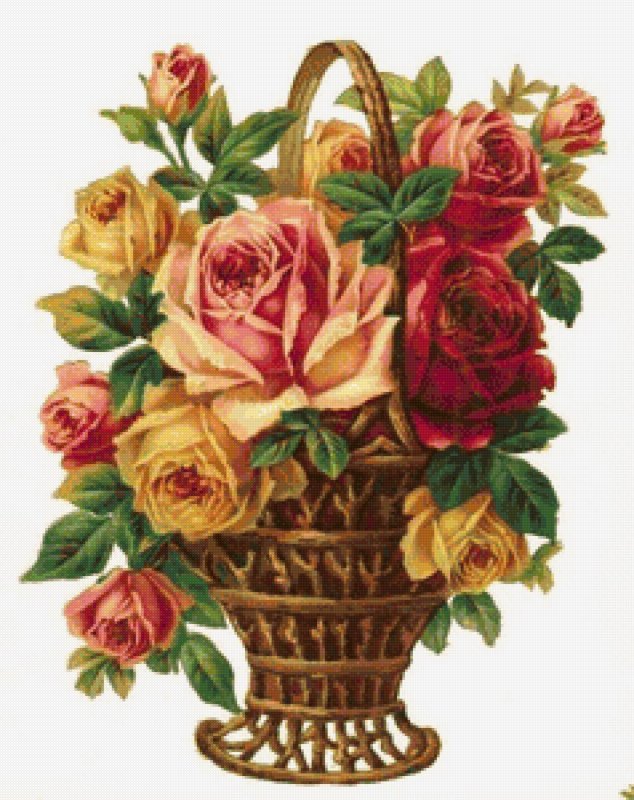 Раскраски цветы розы букеты