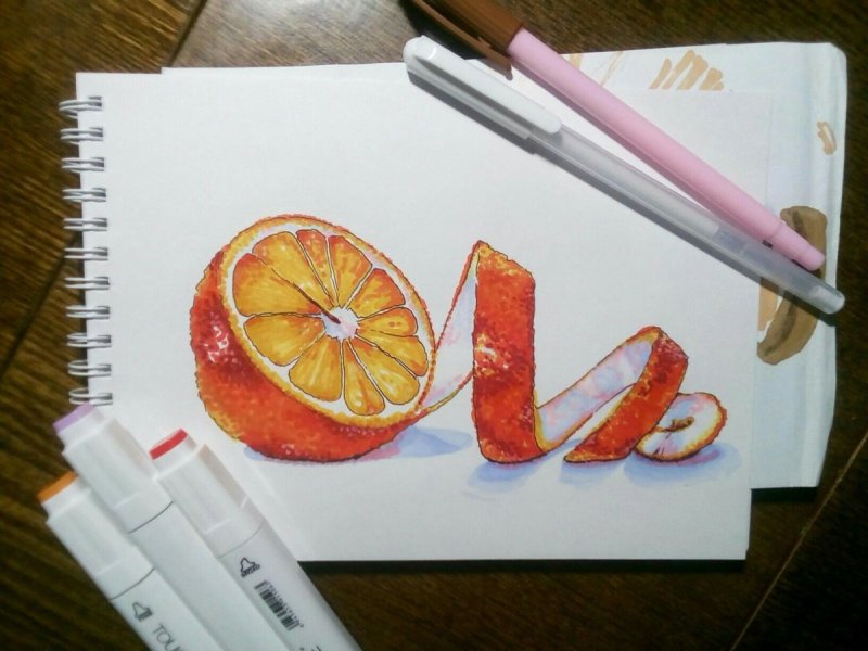 Простые рисунки фломастерами