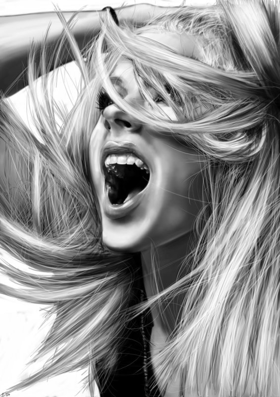 Модные иллюстрации блондинок