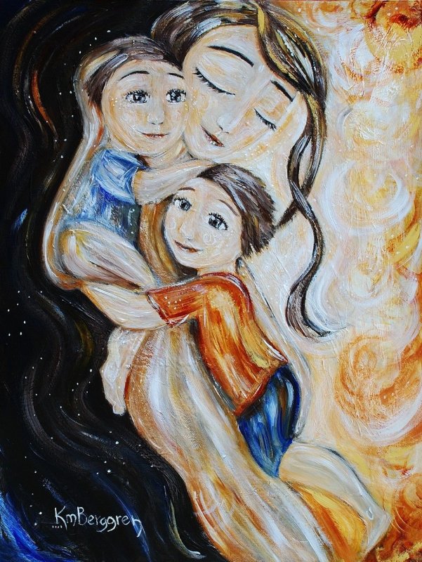 Кэти Берггрен картины семья