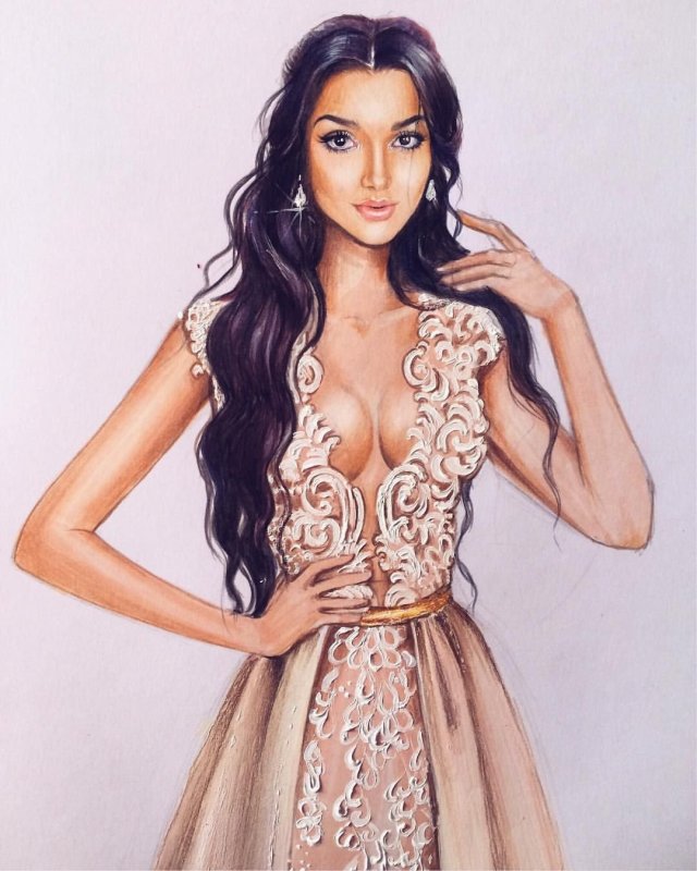 Ирина Пирогова Fashion illustration