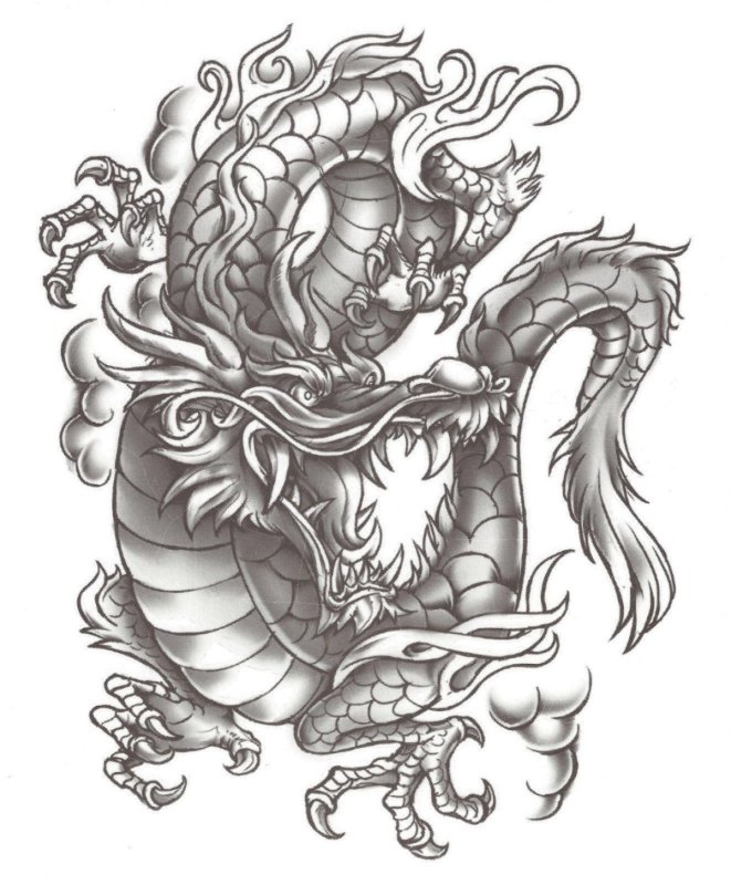 Унесенные призраками дракон Хаку тату